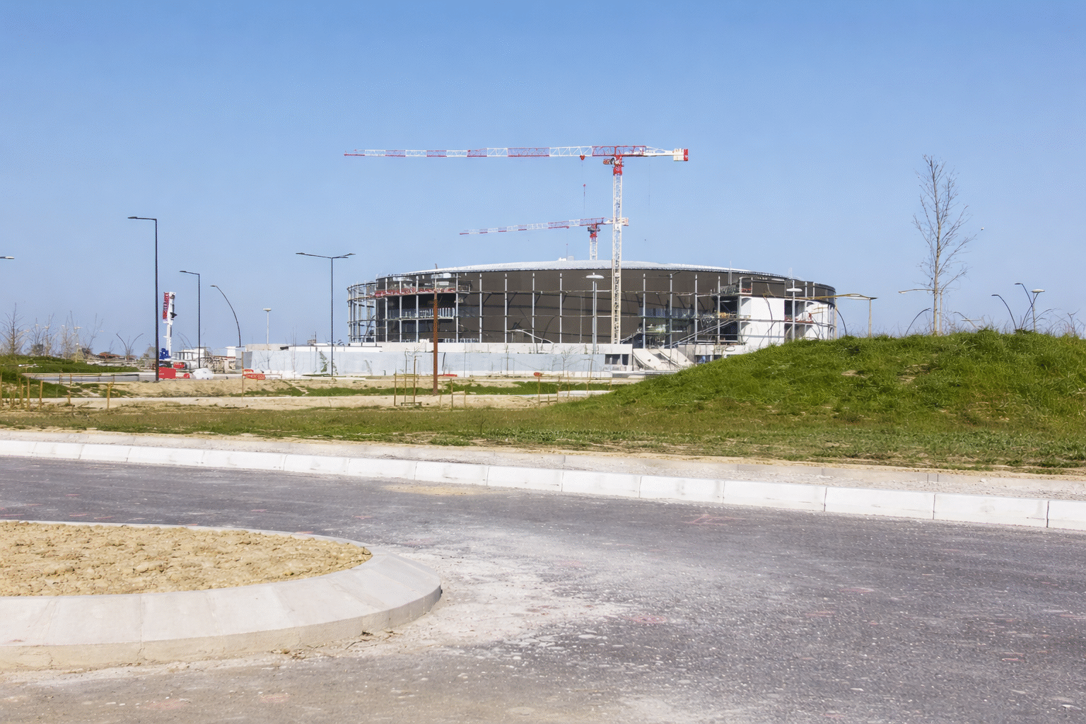 Cantiere del Bosco dello Sport a Tessera