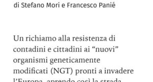 Copertina del libro Perché fermare i nuovi OGM di Stefano Mori e Francesco Panié, Terra Nuova Edizioni 2024