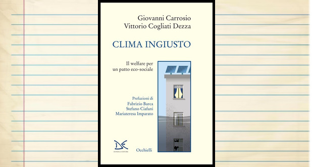 Copertina del libro Clima ingiusto di Giovanni Carrosio e Vittorio Cogliati Dezza (Donzelli)