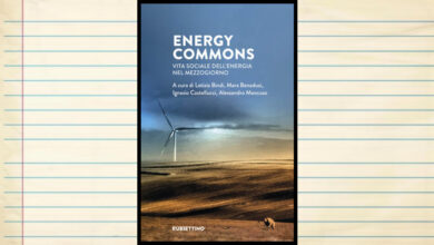 Copertina del libro Energy Commons a cura di Letizia Bindi, Mara Benadusi, Ignazio Castellucci e Alessandro Mancuso (Rubbettino)