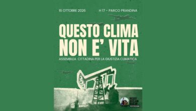 Assemblea per la giustizia climatica al Parco Prandina di Padova, 16 ottobre 2026