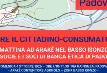 Locandina dell'evento Oltre il cittadino-consumatore, domenica 4 ottobre 2026 ad Arakè, Padova