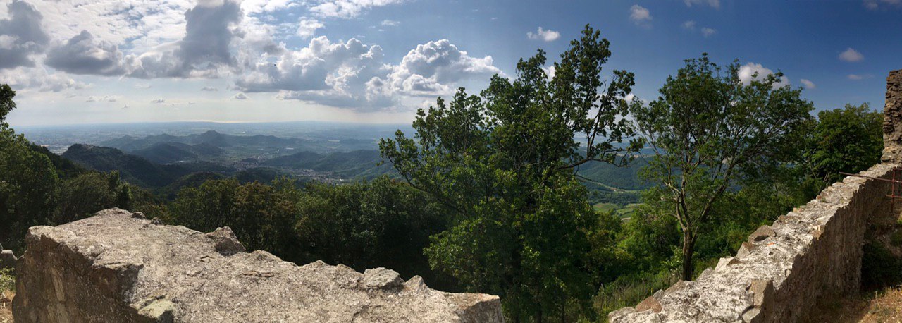 Panoramica dei Colli Euganei, Parco regionale e Riserva della Biosfera UNESCO