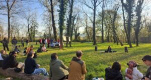 Presidio sonoro al parco del Settolo Basso (Foto Sintonia)